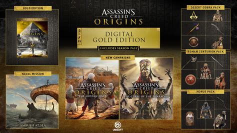 difference between assassin's creed origins deluxe and gold